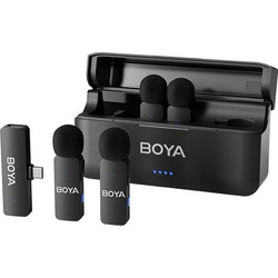 BOYA BY-V4U Σετ 4 Ασύρματα Μικρόφωνα Πέτου USB-C