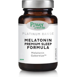 PowerPower Health Platinum Range Premium Sleep Formoula Φόρμουλα Μελατονίνης 30 κάψουλες