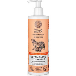 Wilda Siberica. Controlled organic Detangling pet shampoo, 400 ml