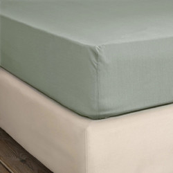 Nima Σεντόνι Μονό με Λάστιχο 100x200+32 Unicolors Rock Green