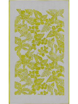 Lino Home Fiorre Πετσέτα Θαλάσσης Πράσινη 86x160cm
