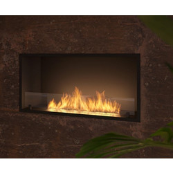Τζάκι βιοαιθανόλης Slim Inside Black 1000