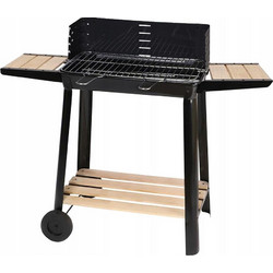 Μεγάλη Φορητή Ψησταριά BBQ Μπάρμπεκιου Barbeque Κάρβουνου με Σχάρα, 94x42x78 cm - Aria Trade