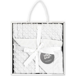 Interbaby 00881-09 Κουβέρτα Αγκαλιάς Fleece 80x110 Λευκή