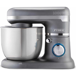 Pyrex SB-1010 Silver Κουζινομηχανή 1000W με Ανοξείδωτο Κάδο 5lt