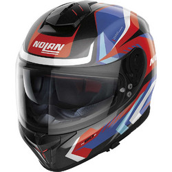 Nolan N80-8 N-com Rumble 62 Black / Red / Blue Κράνος Μηχανής Full Face 1520gr