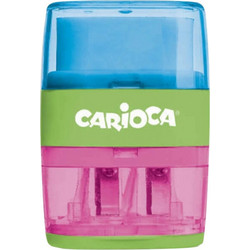 Ξύστρα Carioca Διπλή Βαρελάκι & Γόμα