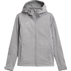 4F Αθλητικό Γυναικείο Μπουφάν Softshell Κοντό Γκρι NOSH4-SFD350-27M