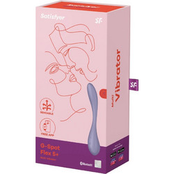 Satisfyer G-Spot Flex 5 Δονητής G-Spot για Ζευγάρια με App Control Μωβ