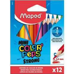 Maped Color'Peps Mini Strong Ξυλομπογιές Σετ 12τμχ