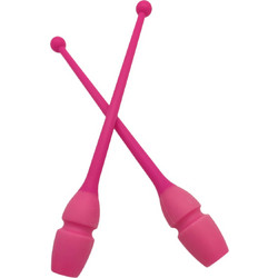 PASTORELLI CLUBS PLASTIC-RUBBER 36cm ΖΕΥΓΟΣ (009-PINK) ΚΟΡΙΝΕΣ ΡΥΘΜΙΚΗΣ