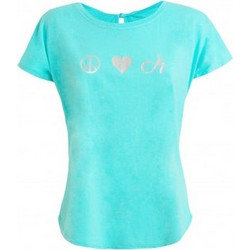 Deha Yoga Γυναικείο Αθλητικό T-Shirt Τιρκουάζ B64302
