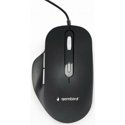 Gembird MUS-6B-02 Ενσύρματο Ποντίκι Black