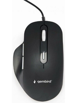 Gembird MUS-6B-02 Ενσύρματο Ποντίκι Black