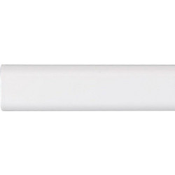 Μπάρα για ντουλάπα Stor Planet Cintacor Λευκό Οβάλ 100 cm 15 x 25 mm