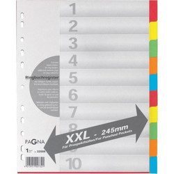 Αριθμητικά ευρετήρια Pagna XXL Α4 10 φυλ