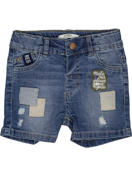 Βερμούδα τζιν μπεμπέ αγόρι Birba-999.21501.00.60A-DENIM