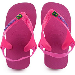 Havaianas Brasil Logo II Παιδικές Σαγιονάρες για Κορίτσι Φούξια 4140577-5342