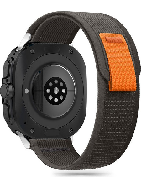 Tech-Protect Nylon Λουράκι Υφασμάτινο Black / Orange (Samsung Galaxy Watch Ultra)