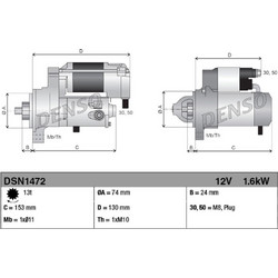 Denso Μίζα - DSN1472