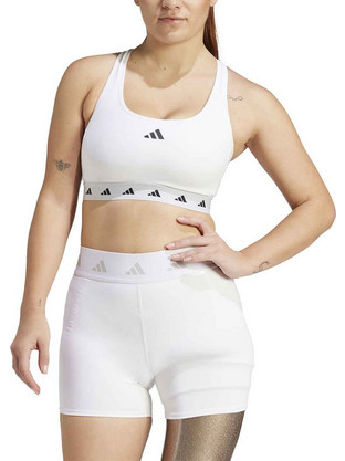 Adidas Powerreact Training Techfit Bra Αθλητικό Μπουστάκι με Μέτρια Στήριξη Λευκό IT6649