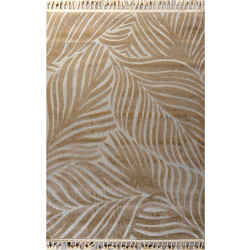 Tzikas Carpets Tenerife Χαλί Ορθογώνιο Καλοκαιρινό 133x190cm 66613-970 Μαύρο Χρυσό