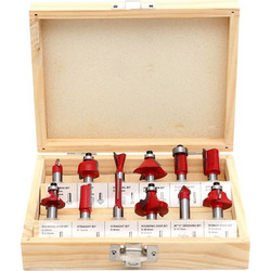 Σετ Φρέζες Ξύλου για Ρούτερ 8 mm 12 τμχ Kraft&Dele KD-10282