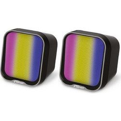 Element SP-35 Ηχεία Υπολογιστή 2.0 4W με RGB Φωτισμό Black