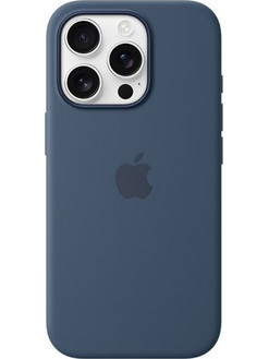 Apple iPhone 16 Pro Silicone Case with MagSafe Denim Θήκη Κινητού
