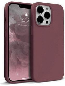 Back Cover Θήκη Ενισχυμένης Σιλικόνης για iPhone 13 Pro Βυσσινί
