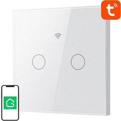 Smart Touch WiFi Light Switch Gosund SLS2 (Optional N, Dual) Tuya SW12