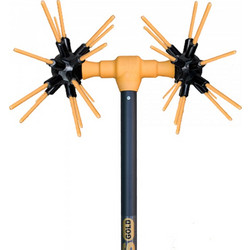 Minos Nik Gold Ελαιοραβδιστικό Μπαταρίας Αχινός 400W 12V με Επεκτάσιμο Κοντάρι Carbon 2.5m 2.3kg