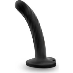 Blush Temptasia Twist Small Dildo με Βεντούζα 11cm Μαύρο