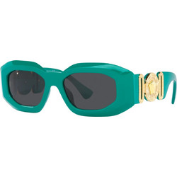 Versace VE 4425U 5364/87 Γυναικεία Γυαλιά Ηλίου Ορθογώνια Κοκάλινα Πράσινα με Μαύρο Polarized Φακό