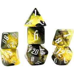 Sirius Dice - Poison Nebula 7 Dice Set (with bonus die)