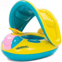Σωσίβιο Swimring με Μήκος 73εκ. Κιτρινο/Πρασινο