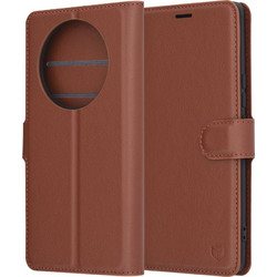 Techsuit Leather Folio Θήκη (Honor Magic7 Lite) Καφέ