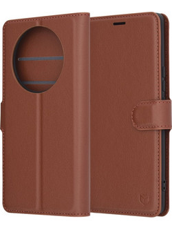 Techsuit Leather Folio Θήκη (Honor Magic7 Lite) Καφέ