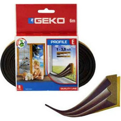 GEKO PROFILE E Καφέ Αεροστόπ Ταινία σε Λάστιχο Τύπου E 1000/2 6 μέτρα