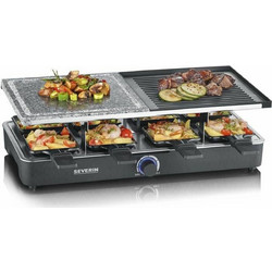 Severin RG 2376 Ηλεκτρική Ψησταριά Πλάκας 1300W με Ρυθμιζόμενο Θερμοστάτη 46.5x25cm