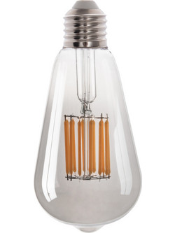 ΛΑΜΠΤΗΡΑΣ HM4189.03 LED FILAMENT 12W E27 2700K SMOKE