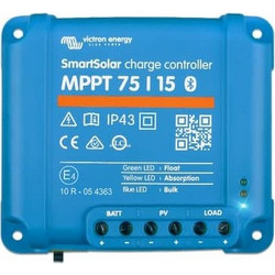 Ρυθμιστής φόρτισης Victron Smartsolar MPPT 15A 12/24V, 75|15 με Bluetooth