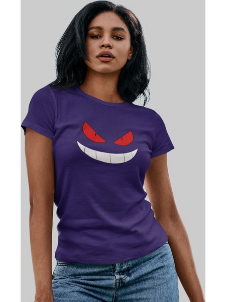 Gengar W T-Shirt - DARK PURPLE