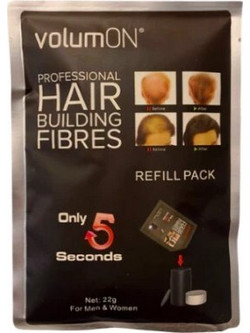 VolumON Refill Pack Φυτικές Μικροίνες Μαλλιών από Βαμβάκι Black 22gr