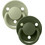BIBS de Lux Πιπίλες Σιλικόνης 0-36m Sage Hunter Green 2τμχ