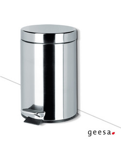 Geesa Nemox Επιδαπέδιο Χαρτοδοχείο 3L Χρωμέ 634-100