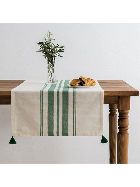 Runner Tereza 198DCH1320 Green Hermia 50Χ150 Βαμβάκι-Πολυέστερ