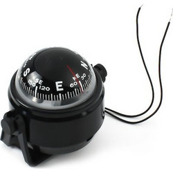 Πυξίδα με Κόκκινο Φωτισμό 12V OEM lc550 - Μαύρο