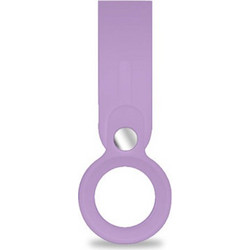 Silicone Slide Keychain Loop Case Apple Airtag - Μώβ
