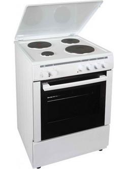 Carad ETW34092N Κουζίνα Ηλεκτρική 58lt με Εμαγιέ Εστίες 60cm